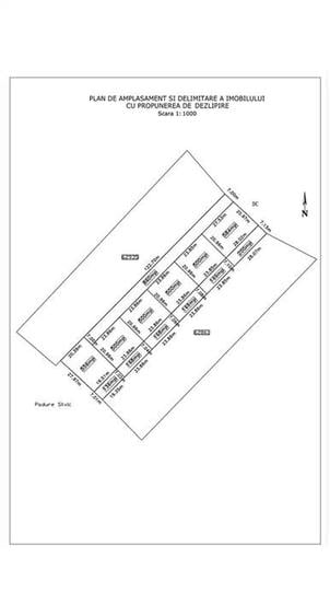 Teren langa padure pentru casa, Cercu, Barnova, de la 500mp la 4000mp