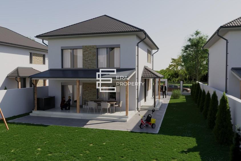Casă individuală | 4 camere, 3 băi | teren 476mp |Șura Mică (zonă Sala de Sport)