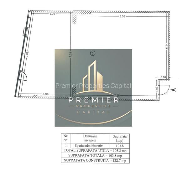Spațiu comercial One Cotroceni Park închiriat 10 ani penru  investiție - 1