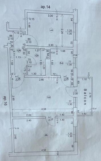 Apartament 3 camere, 41.85 mp, zona Valea Rosie - 10