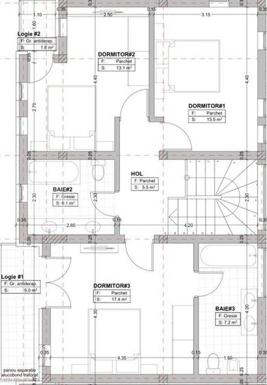 Casa cuplata, 4 camere, 110mp utili, teren 50mp, complex de case, zona Terra