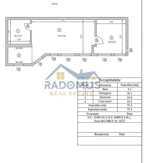 Casă P+1 I 3 Cam + 2 Băi I Piscină acoperită/încălzită I Teren 621 Mp - 2