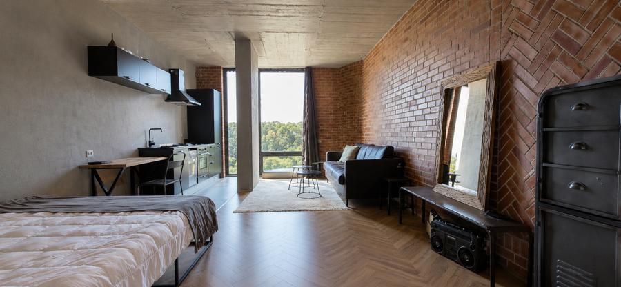 Studio Loft premium | 40 mp | Vedere către pădure | Lift | Parcare | Mogoșoaia