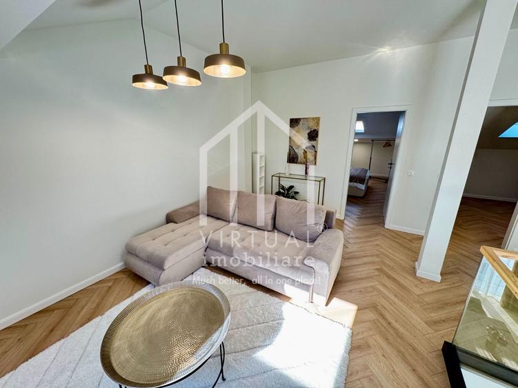 Penthouse cu 5 camere si 3 bai - 118 mp utili - Priveliste superba