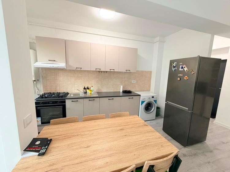 Apartament cu 2 camere mobilat și utilat complet, bloc nou + grădină 40 mp