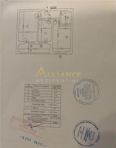 Apartament 2 camere decomandat | 57 mp | Loc de parcare subteran I Metrou