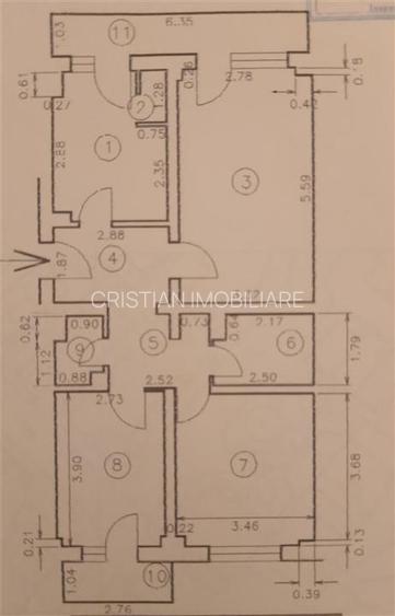 Ultracentral! Ap.3 cam, Calarasi, conf 1, etaj intermediar - 14
