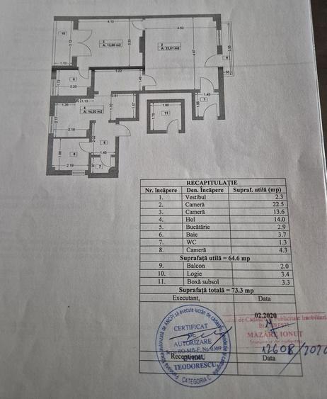 Apartament 3 camere -Calea Dorobanti- Bloc Zodiac