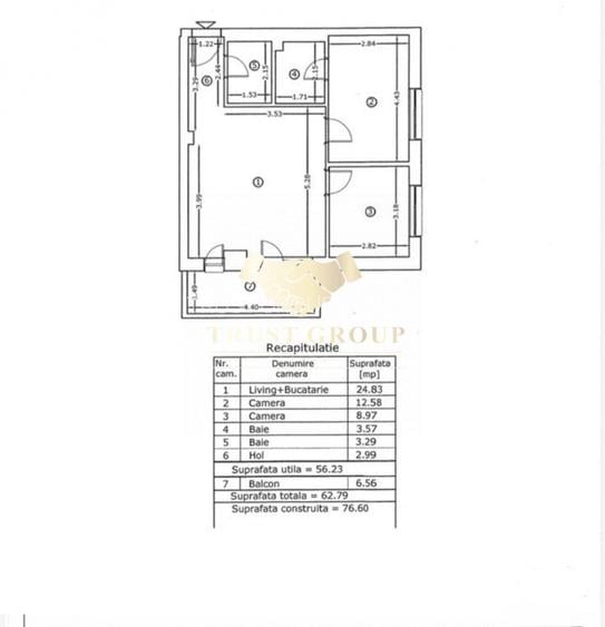Apartament 3 camere Domenii