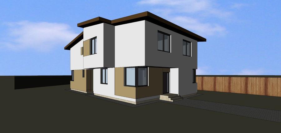 Duplex superb, cu intrare privata, 620 mp teren