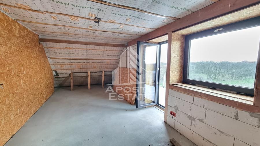 Casa individuala de vanzare la rosu cu teren generos, Seceani