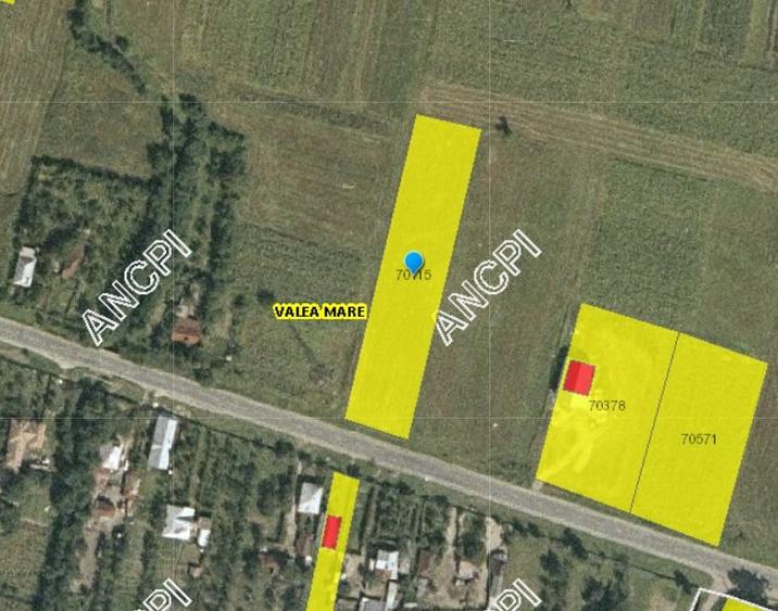 Teren arabil intravilan in suprafata de 3.931 mp situat in Valea Mare