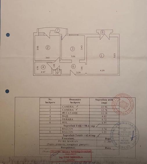 ROND ALBA IULIA – BD. BUREBISTA | 2 CAMERE DECOMANDAT | 63 MP | BLOC M