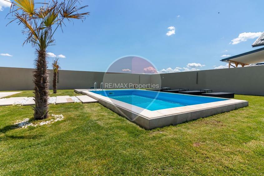 Vila premium cu piscina Balotesti | Teren 800 mp