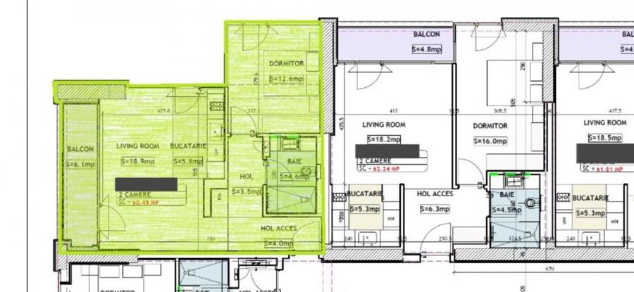 Apartament 2 Camere / One Lake Club / 56 mp / Comision 0%