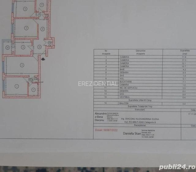 Apartament -4 camere -decomandat-Zona Rahova-Petre Ispirescu - 9