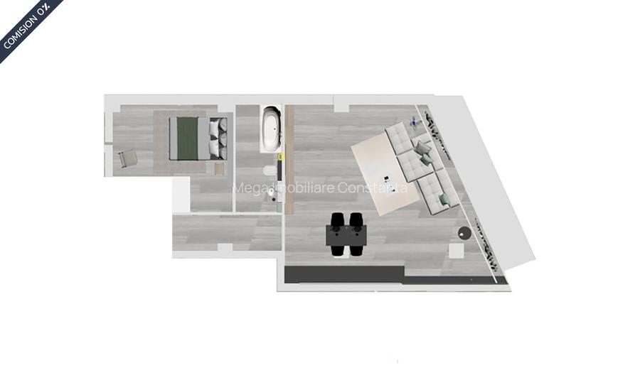 ✅Ofertă: Apartament 2 camere decomandate · bloc finalizat · TVA inclus - 1