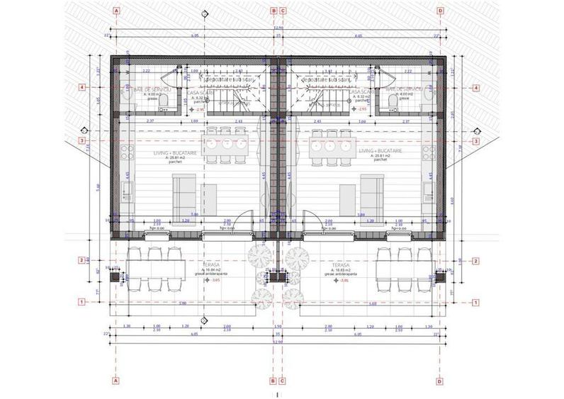 Casa tip Duplex panoramic, 4 camere, 110 mp, teren 225 mp,zona Fagului