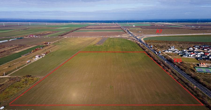 Proprietar vand teren INTRAVILAN, 69171mp, DNE85 cu acces direct la A7