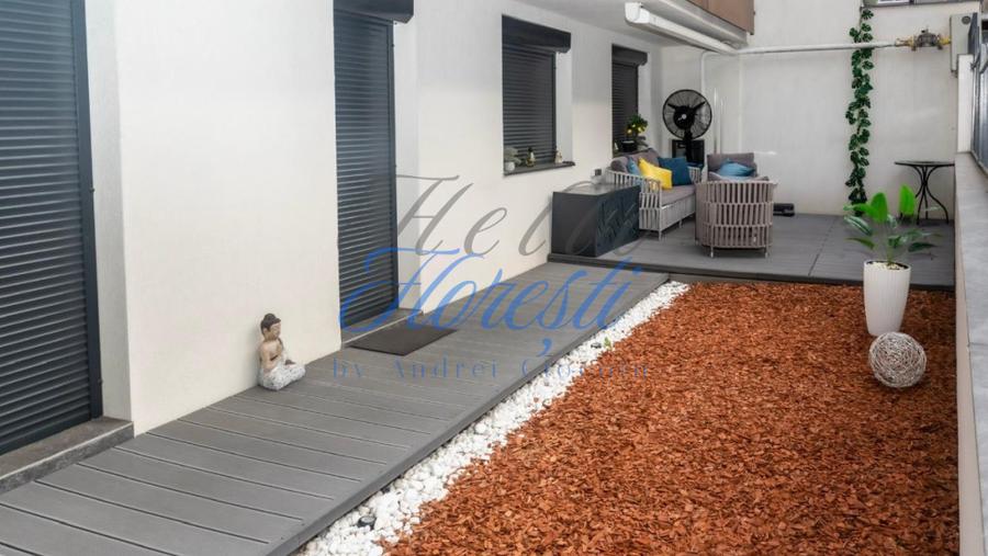 Apartament 3 camere, 60 mp+40 mp gradina, zona Vivo, Floresti