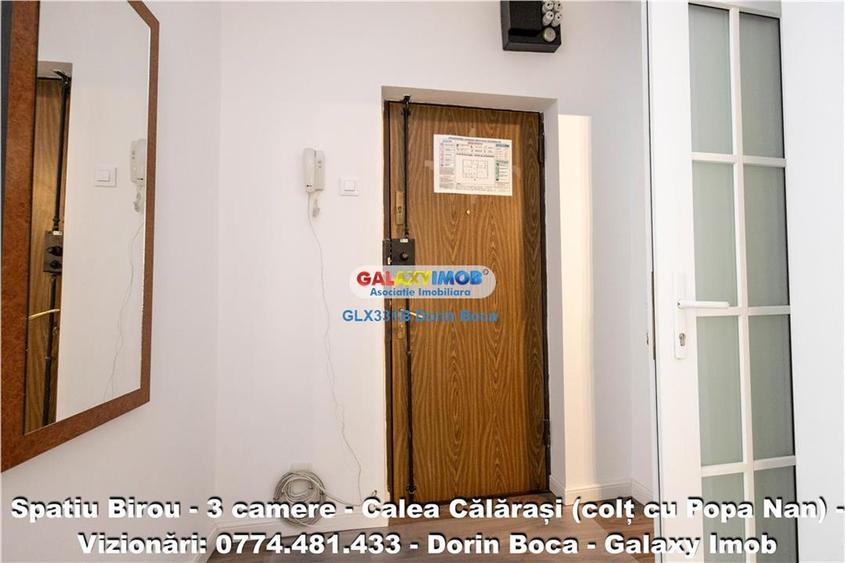 BIROU 3 Camere NEMOBILAT - CALEA CALARASI - Centrala proprie
