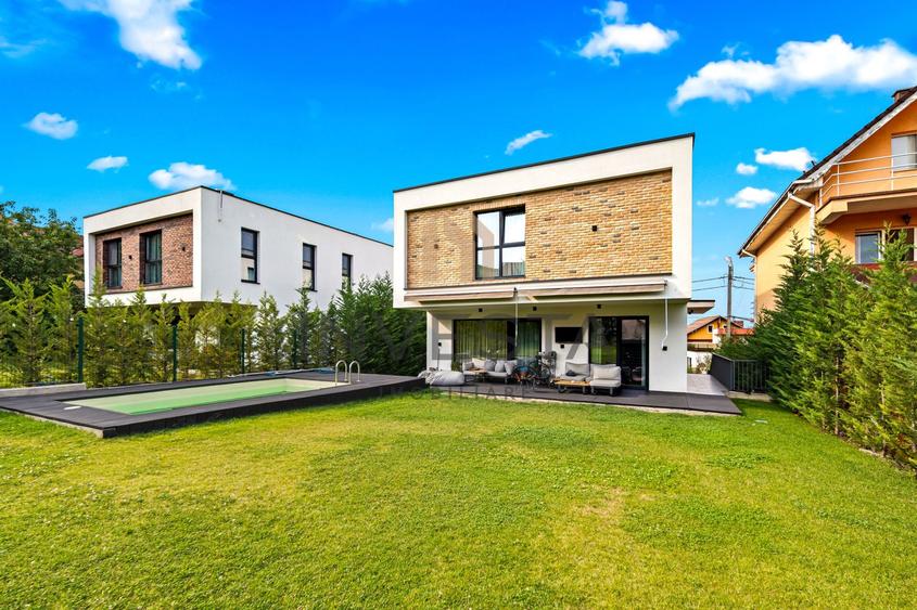 Casa individuala, 625 teren! Finisaje moderne, recent finalizata!
