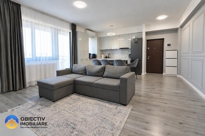 Apartament 2 camere cu boxa, mobilat, bloc 2017 - str. Fermelor