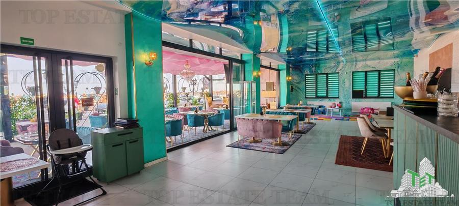 RESTAURANT CU TERASA 300MP, COMPLET MOBILAT/UTILAT, CHIRIAS EXISTENT, IN PRIMA L