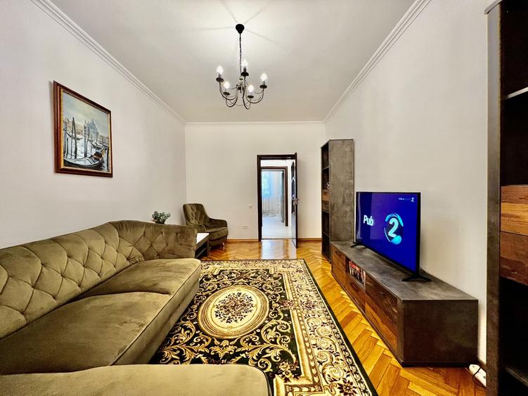 Apartament ultra-central , mobilat si utilat complet