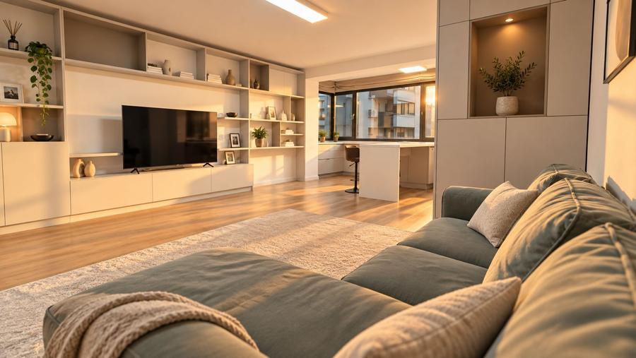 Apartament 2 camere lux decomadat Pipera Plaza