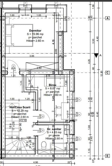 Casa 120 mp, teren 125 mp, zona Borhanci