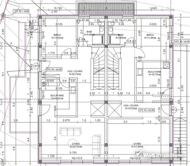 Duplex 240 mp, D+P+E+M, zona linistita de case, panorama deosebita !
