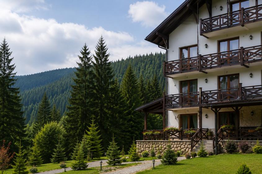 Pensiune montană premium, disponibilă la vânzare – 1,5 milioane EUR.