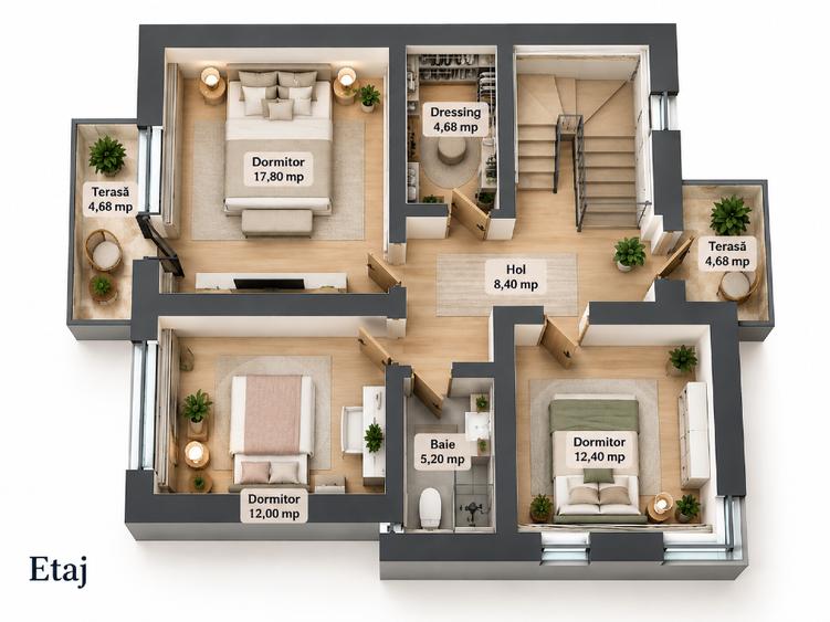 DIRECT PROPRIETAR – Vilă elegantă P+1E cu grădină | Cartier Albert, Ploiești