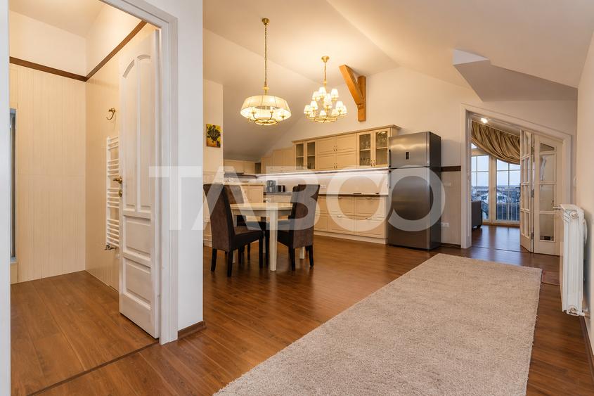 Penthouse 4 camere de inchiriat in Sibiu zona Calea Dumbravii