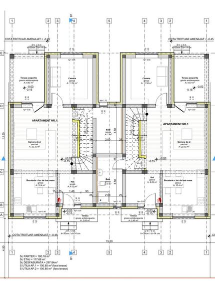 1/2 Duplex Sacalaz P+E,4Camere,2 Bai,Proiect Modern
