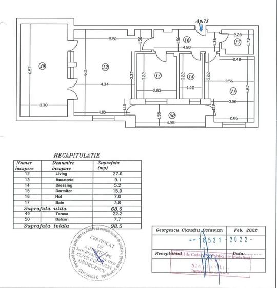 Apartament 2 CAMERE-PARCUL-TEILOR - 13