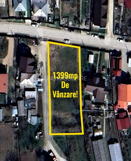 Teren intravilan Horpaz – Miroslava, Iași 1399 mp 23 m deschidere la asfalt PUZ aprobat - 4