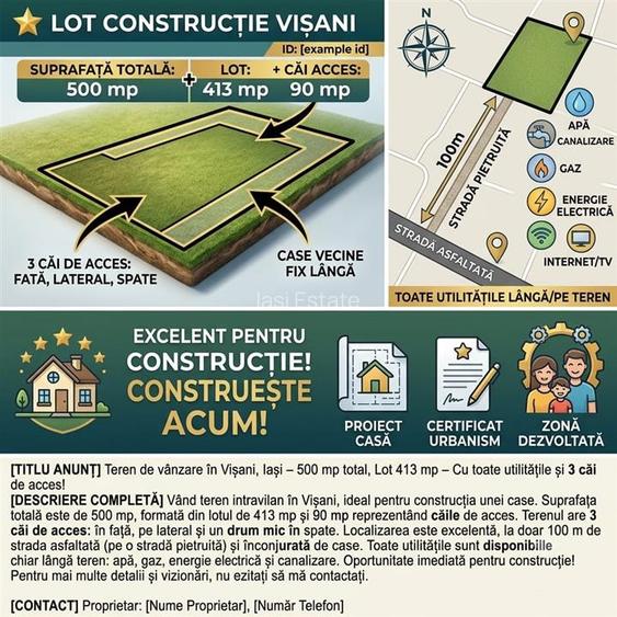Teren 500 mp Bun de construit Visan - 3