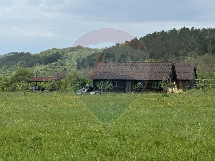 Proprietate OFF-GRID 5,76 Ha. Casa tradiționala lemn. Limită Cluj