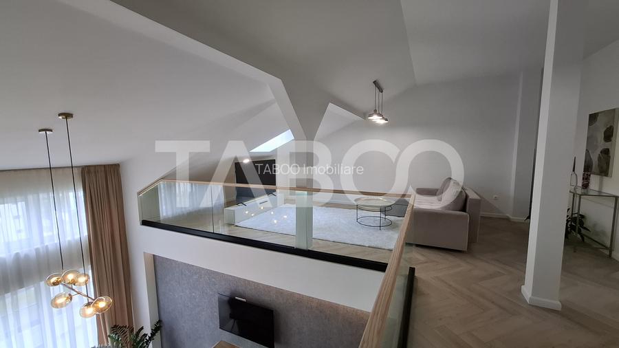 Penthouse lux ultrafinisat dotat si mobilat 2 nivele 131 mp si terasa - 20