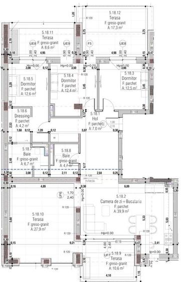 Apartament in imobil premium cu 4 camere, 4 terase – Gheorgheni