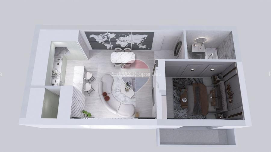 Apartament de vanzare 2 camere | Bragadiru Cartierul Latin Ghencea - 3