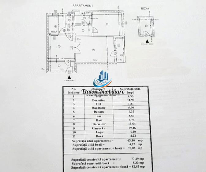 Apartament 3 camere semidecomandat, zona Spital, Piatra Neamt