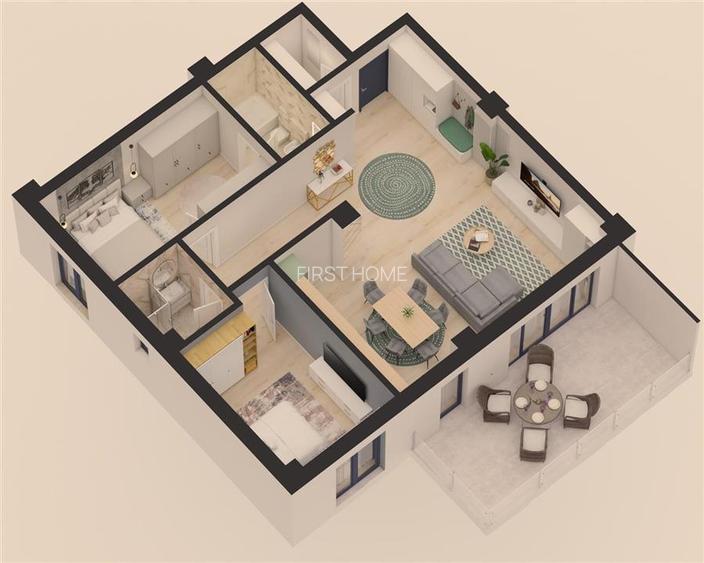 PARK LUXURY RESIDENCE, Apartament 3 camera,zona  Parcul Balcescu - 26