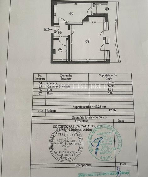 Apartament 2 camere Mamaia Nord Zev Mediteraneo  125000 euro - 26
