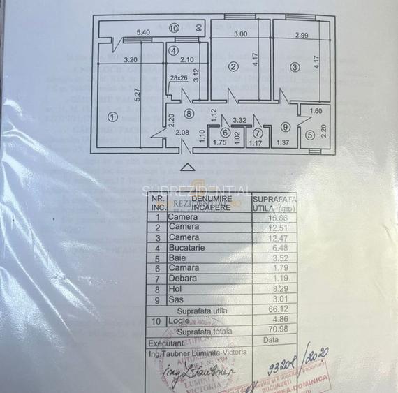 3 Camere Decomandat, Etaj 1, Aproape Metrou Piata Sudului - 9