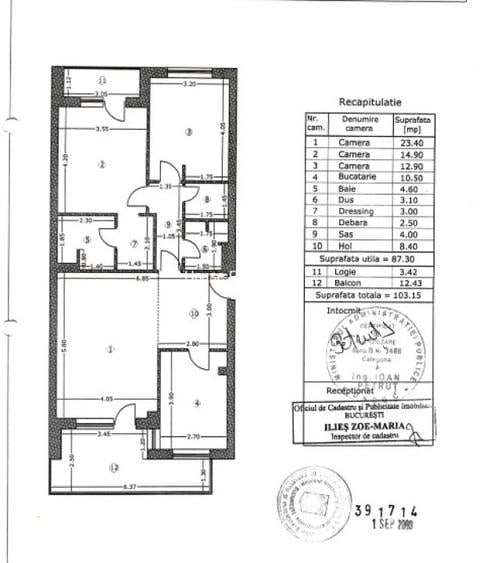 Vanzare Apartament 3 Camere Barbu Vacarescu, Tei, Estia Residence