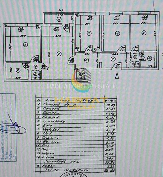 Vanzare ap 4 camere 80 mp et 2 langa metrou Brancoveanu - 4