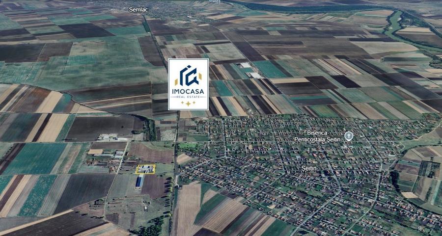 Hala industriala, depozitare vanzare,inchiriere Seitin Arad 10 km vamă